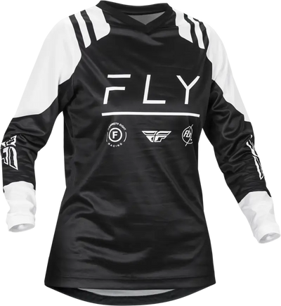 377-822S Women's F 16 Jersey Black/White Sm - RV and Auto Parts