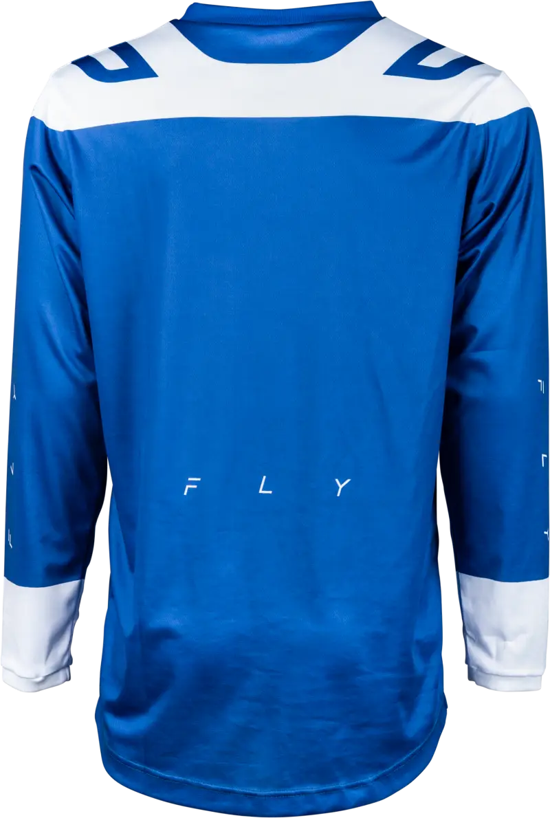 377-924L F 16 Jersey True Blue/White Lg - RV and Auto Parts