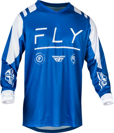 377-924L F 16 Jersey True Blue/White Lg - RV and Auto Parts