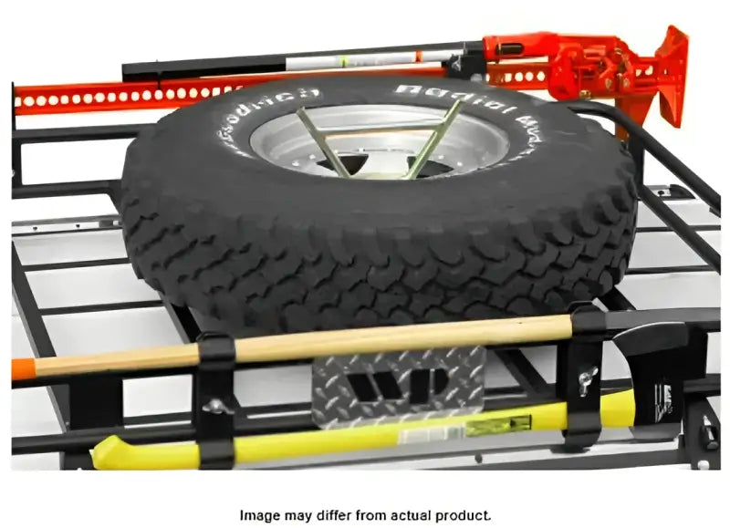 3819 Warrior Prod Drop-In Bskt Tire Mt Fjc - Spare Carrier