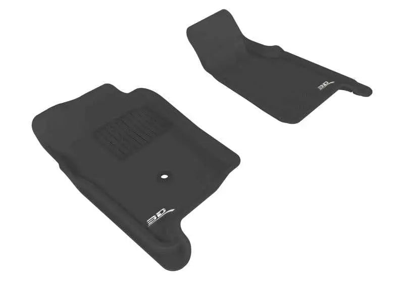 3D MAXpider 3D MAXpider 1998-2011 Ford Ranger Regular Cab/Supercab Kagu 1st Row Floormat - Black