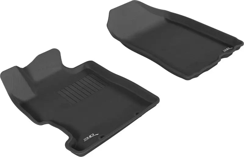 3D MAXpider 2006-2011 Honda Civic Kagu 1st Row Floormat - Black - Truck & Automotive