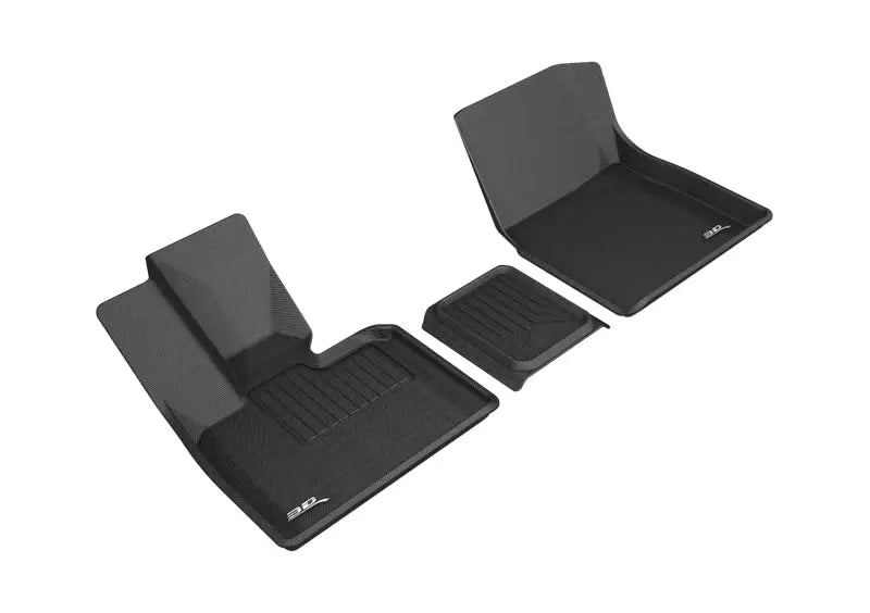 3D MAXpider 2014-2019 BMW I3 Kagu 1st Row Floormat - Black - Truck & Automotive