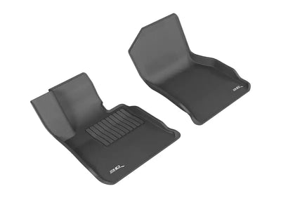 3D MAXpider 2014-2020 BMW 4 Series F32/F33/F36 Kagu 1st Row Floormat - Black - Truck & Automotive