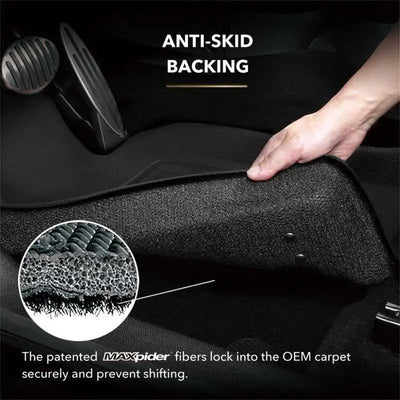 3D MAXpider 2015-2018 Volkswagen Golf Kagu 1st Row Floormat - Black 