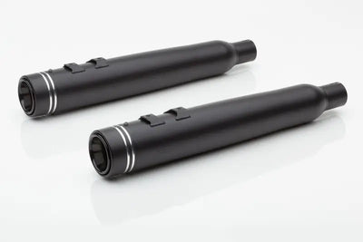 4.5" Groove Tip Slip On Black Flh/Flt 17 22 - COBRA