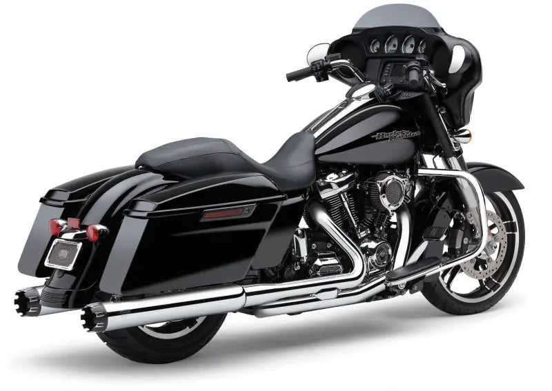 4" Dual Cut Tip Slip On Chrome Flh/Flt 95 16 - COBRA