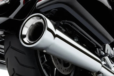 4" Nh Slip Ons Chrome Flh/Flt 95 16 - COBRA