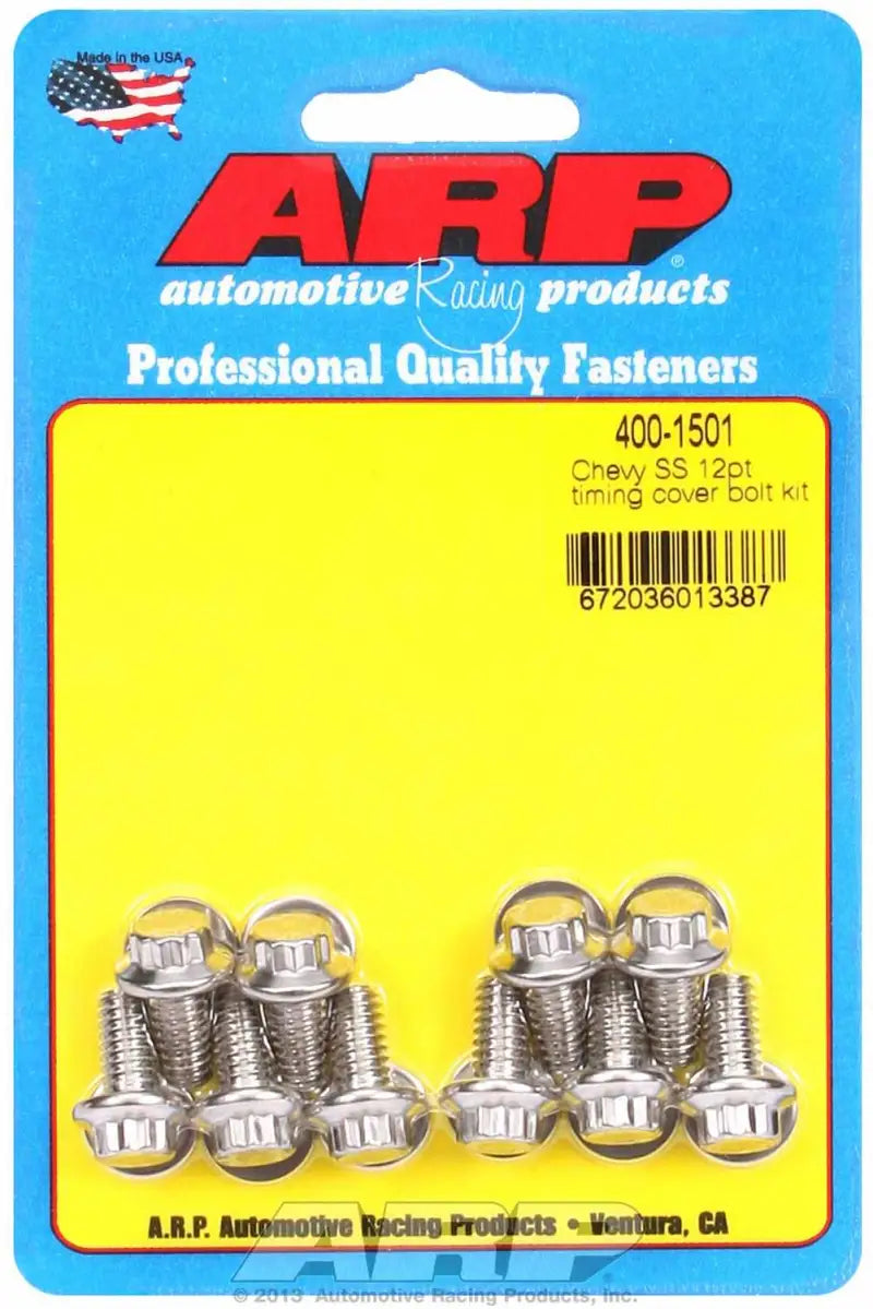 400-1501 ARP Fasteners Timing Cover Bolt For Use With All V8 Chevy