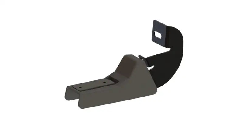 Dark gray and black Maxway T3 Running Board Mounting Bracket Kit with curved support