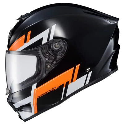 42-2333 Scorpion Exo Exo-R420 Full-Face Helmet Pace Orange Sm - Helmets