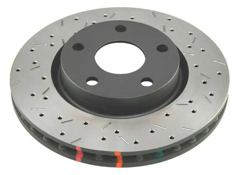 DBA 42164BLKXS DBA 2015 Ford Mustang EcoBoost/GT w/o Brembo Calipers Front Drilled & Slotted 4000 Series Rotor