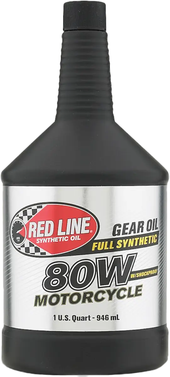 42704 Red Line Gear Oil W/Shockproof 80W 1Qt 