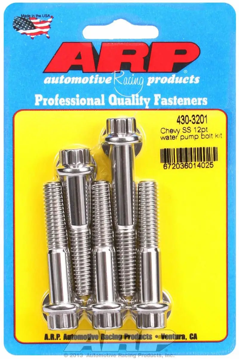 430-3201 ARP Fasteners Water Pump Bolt For Use With All V8 Chevy