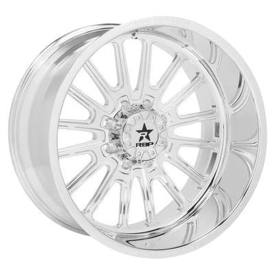Polished chrome wheel 43QF-2414-86-76P for 43QF Allegiance FGD vehicle upgrade