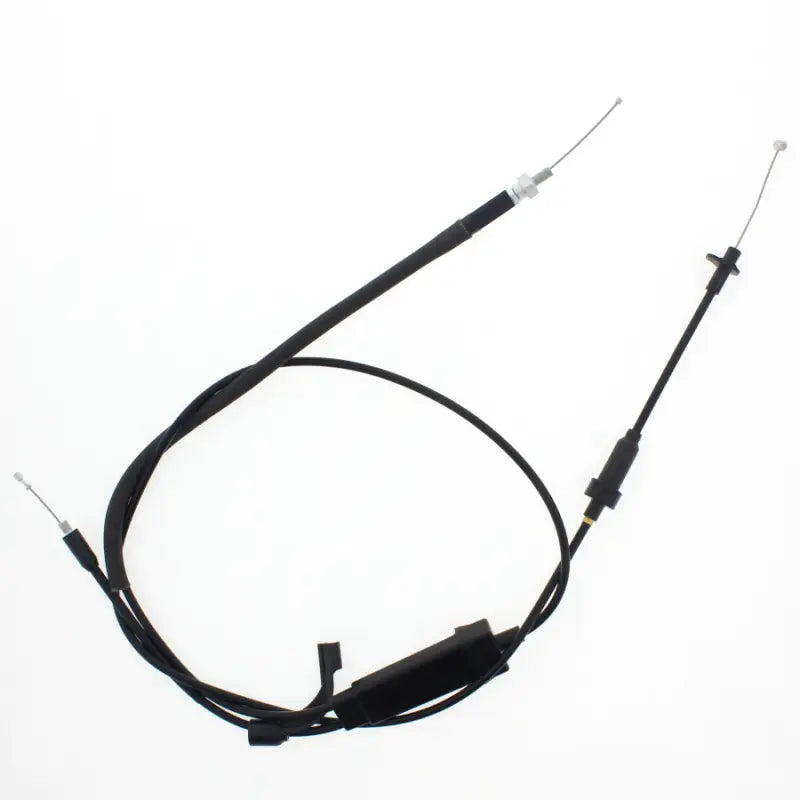 Black dual throttle cable assembly with EPDM rubber for motorcycles - 45-1160 RV parts & accessories