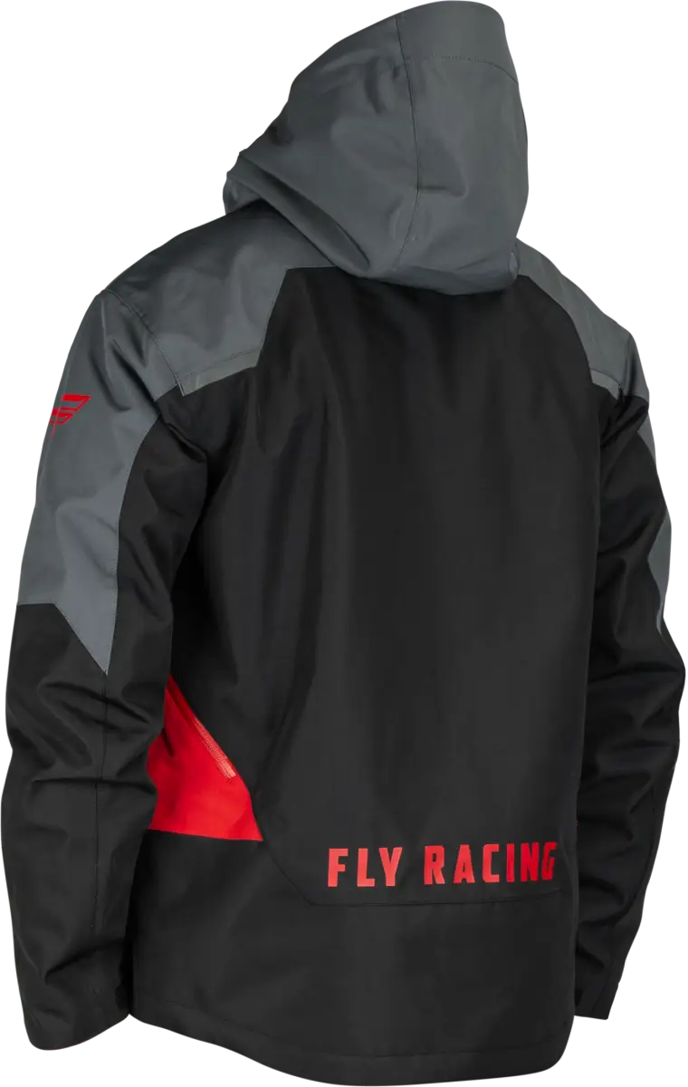 470-5201L Carbon Jacket Black/Grey/Red Lg - (2024)