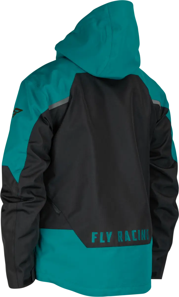 470-5203L Carbon Jacket Black/Teal/Orange Lg - (2024)