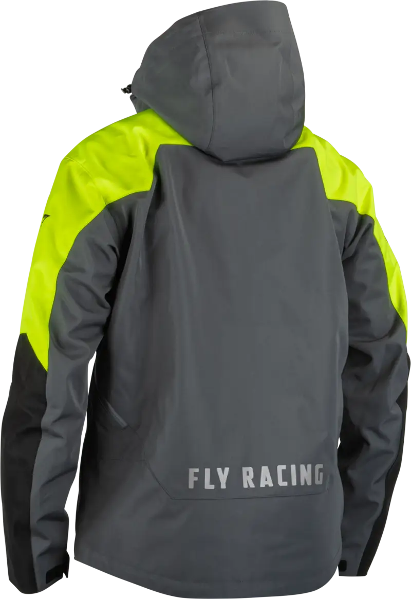 470-5204L Carbon Jacket Black/Grey/Hi Vis Lg - (2024)