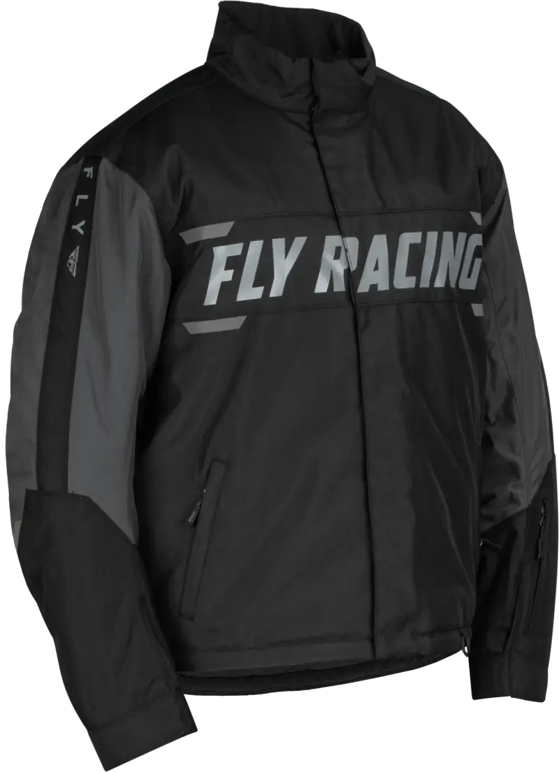 Black and gray Outpost Jacket black Grey 470-55002X racing jacket for outdoors