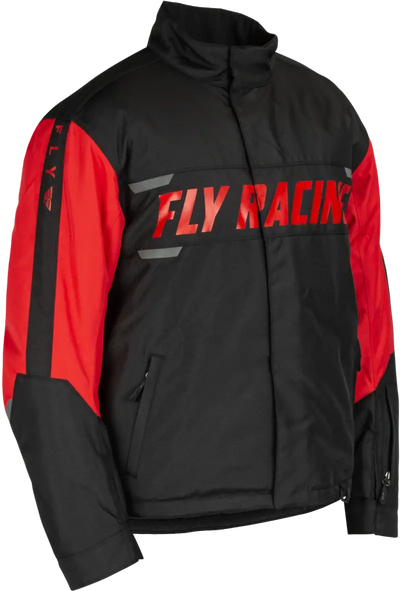 Black and red Outpost Jacket for men, stylish jacket black red racing design