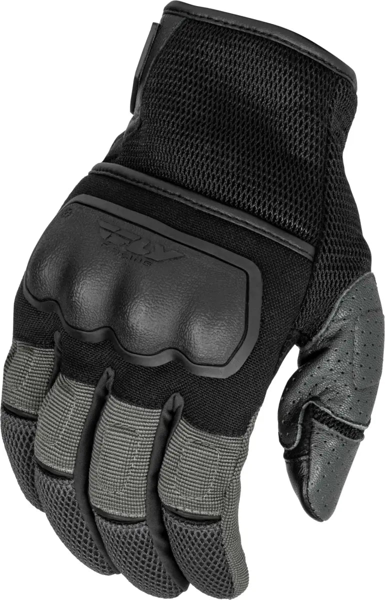 FLY RACING 476-4126M Coolpro Force Gloves Black/Grey Md