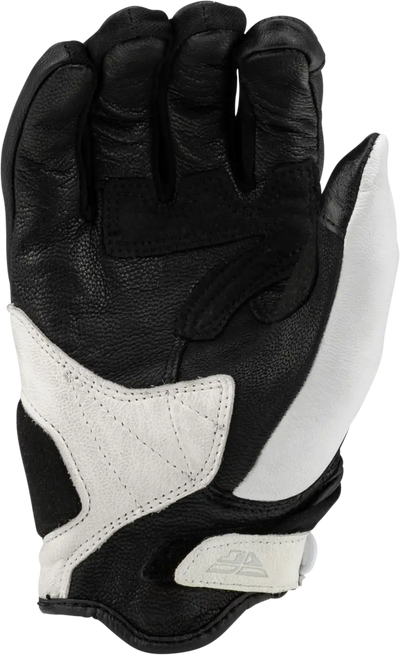 Women’s Venus Glove 476-6125L Black/White Fly Racing leather glove