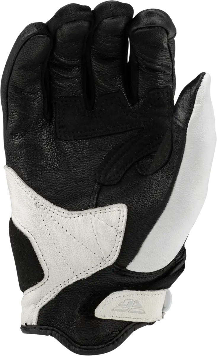 Women’s Venus Glove 476-6125M Fly Racing in black and white leather style