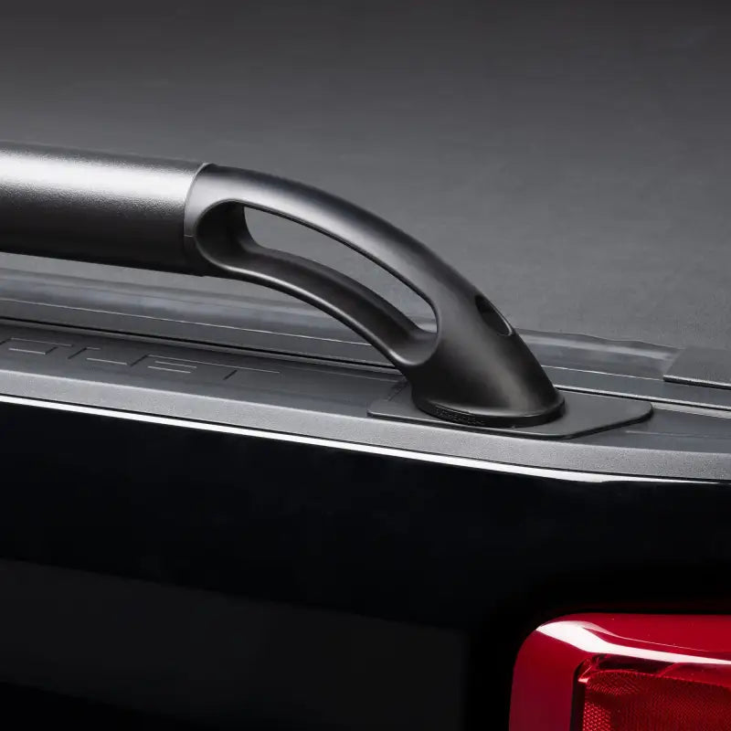 Black nylon truck bed rack with Boss Locker for Putco Black Nylon side rails