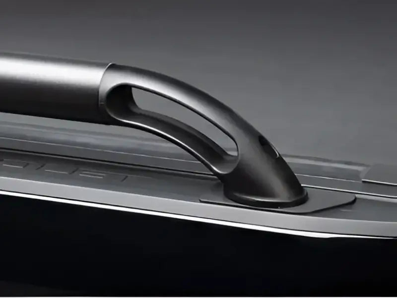 Black nylon grab handle on Putco Black Nylon Boss Locker Side Rails for easy grip