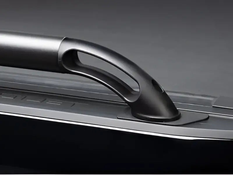 Curved black nylon Putco Boss Locker suitcase handle