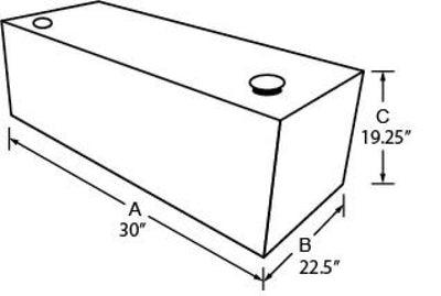 Tradesman Steel Rectangular Liquid Storage Tank - White - 83055