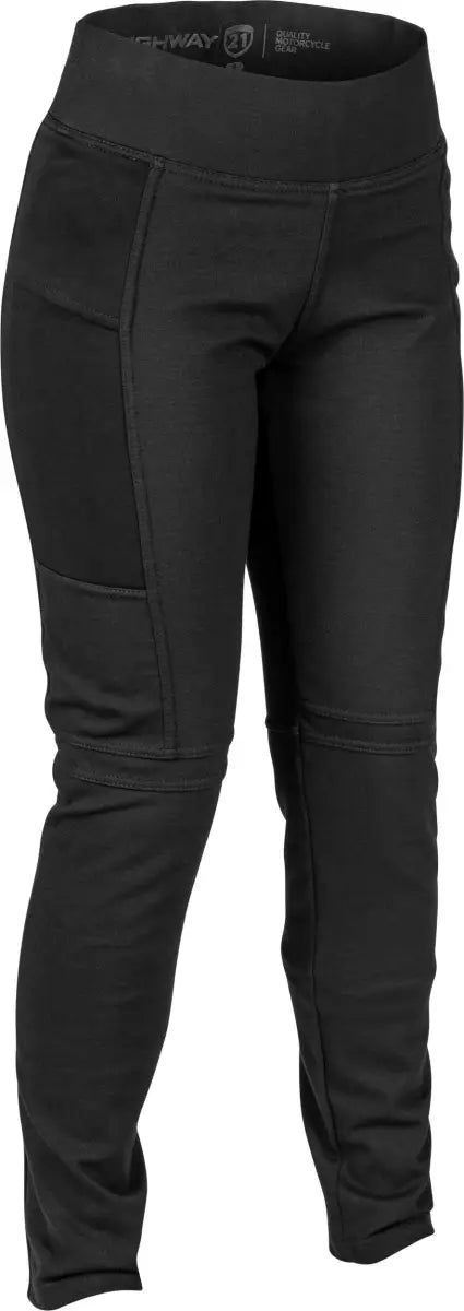 HIGHWAY 21 489-16008 Phoenix Leggings Black Sz 08
