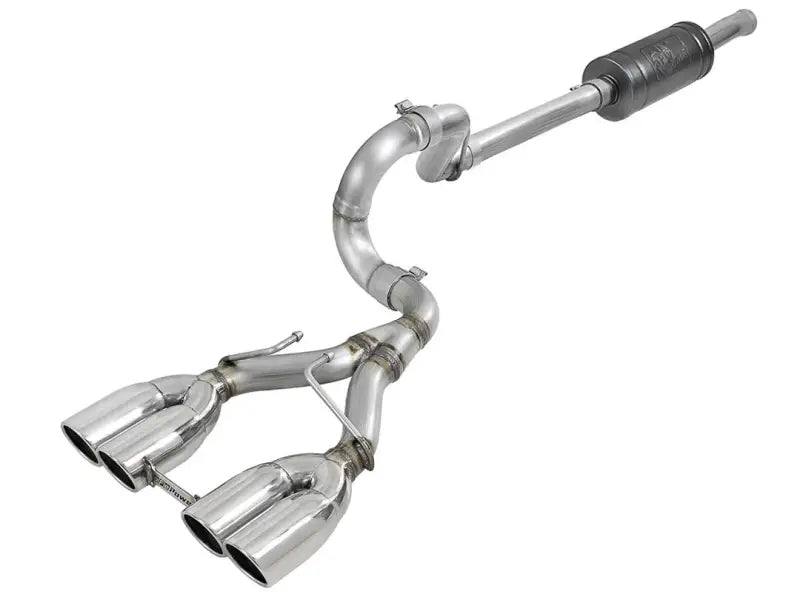Stainless steel exhaust system from AFE Rebel Series for improved performance