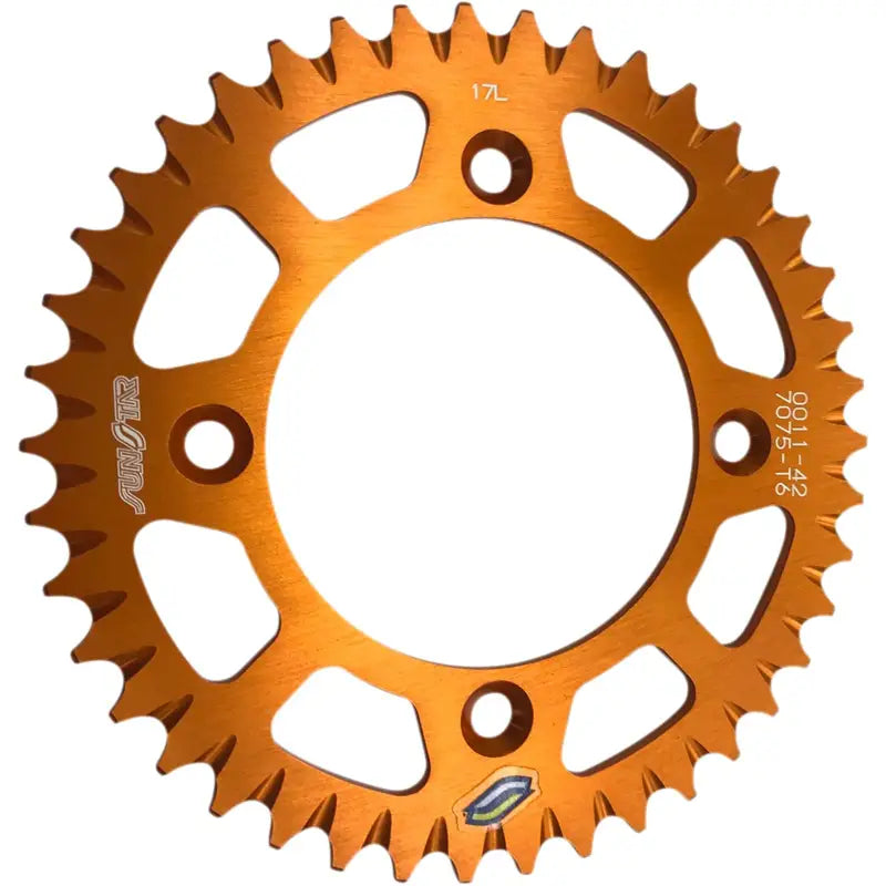 5-001141BK Sunstar Rear Sprocket Aluminum 41T-415 Blk Husq/Ktm - Sprockets