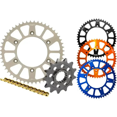5-142947BK Sunstar Rear Sprocket Aluminum 47T-420 Blk Yam - Sprockets