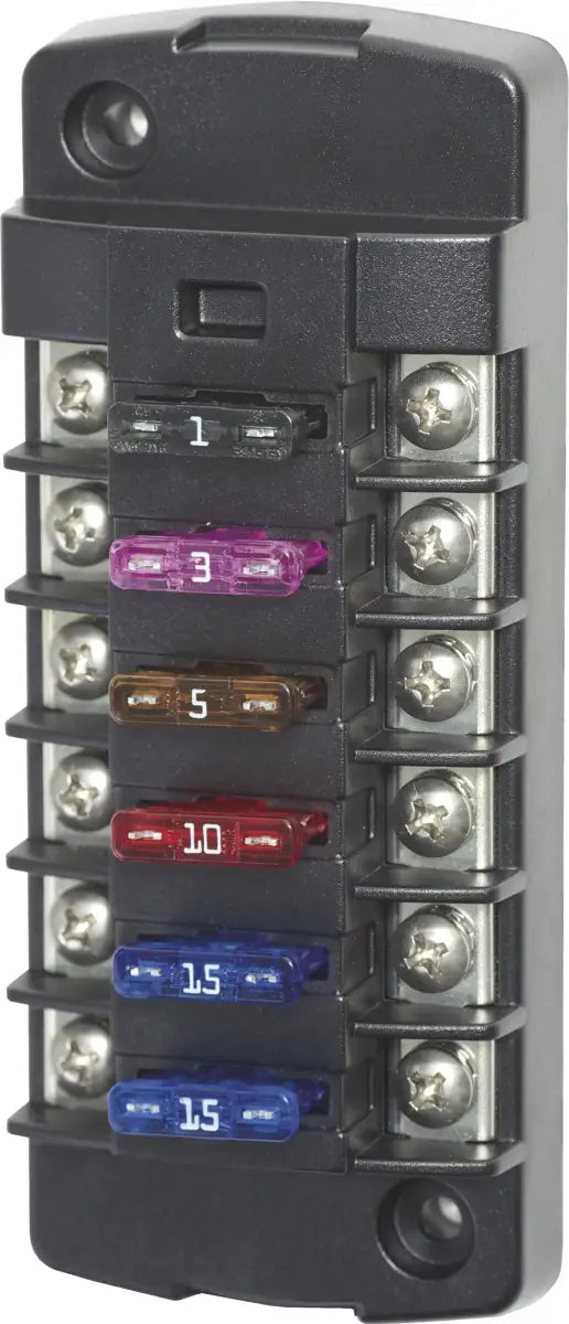 5037-BSS Blue Sea Fuse Block Stblade 6Circ Independen