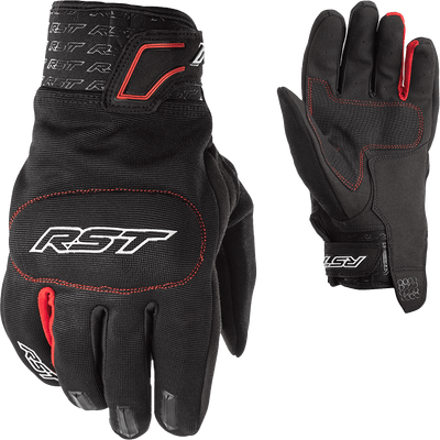 RST Rider CE Summer Gloves - Available in Black/Black, Black/Blue, Black/Red - Rst