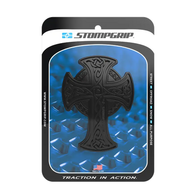 51-03-1010B Tank Pad Celtic CroSS Clear/Black - Universal