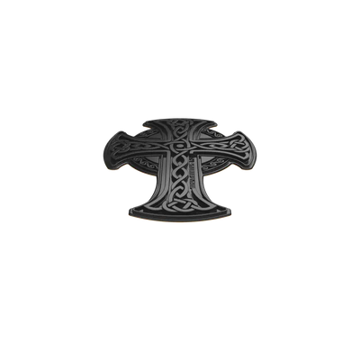 51-03-1010B Tank Pad Celtic CroSS Clear/Black - Universal