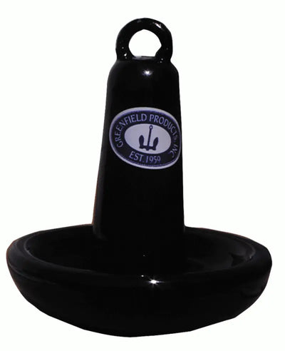 510-B Greenfield Mushroom Anchor 10Lb Black - Boat