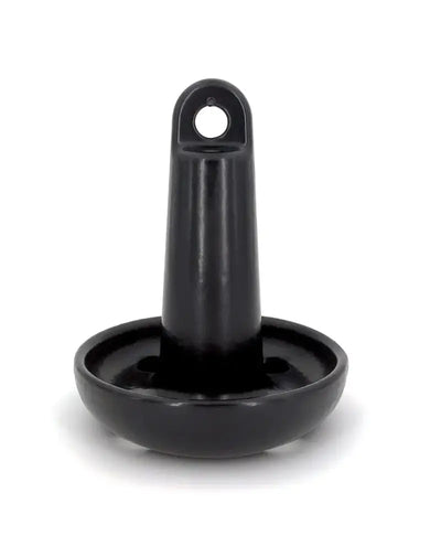 515-E-UPC Greenfield 15 Lb. Mushroom Anchor - Black, durable and reliable boating accessory.