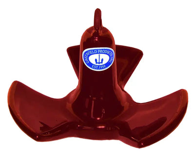 520-RD Greenfield River Anchor 20Lb Red, durable river anchor with a vibrant red finish, Greenfield Products.