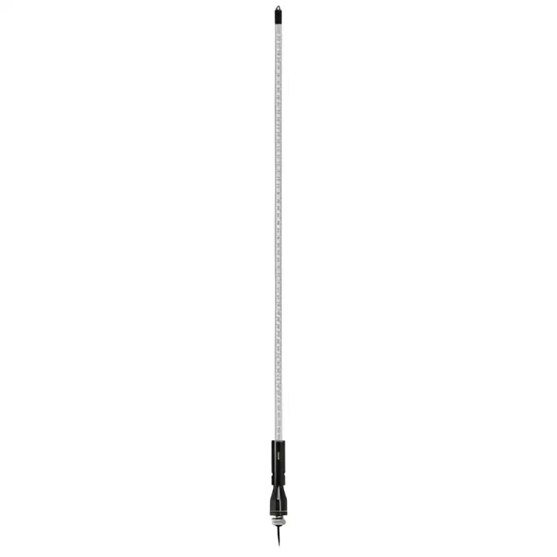 White fiberglass 531-AW Digital Antn with black base for excellent Am/Fm reception