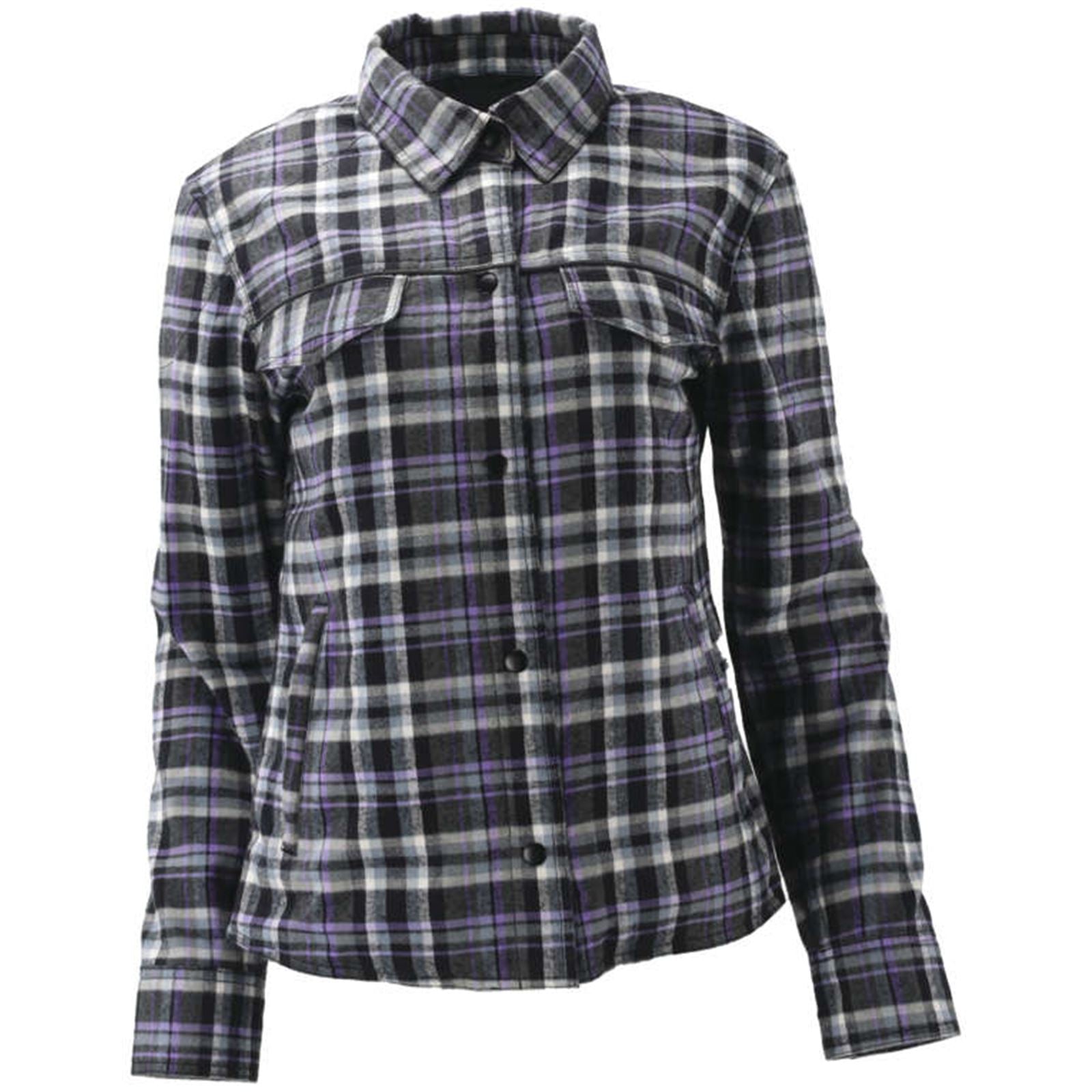 River Road Cameo Flannel Moto Shirt Womens - XL - 094530