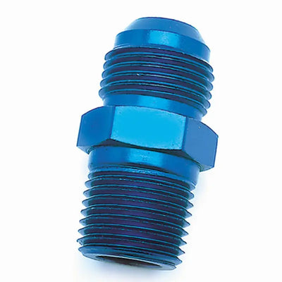 Blue anodized threaded fitting for 561616 Speedfx -16ANx 3/4NPTF Blu St Fl to pipe