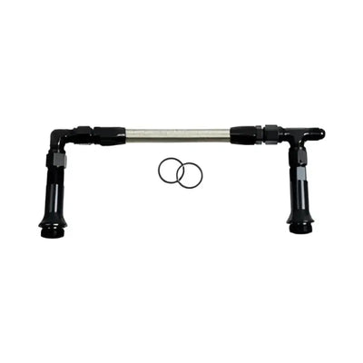 Braided fuel line assembly with dual inlet for 575118B Speedfx -8AN Bg Demon