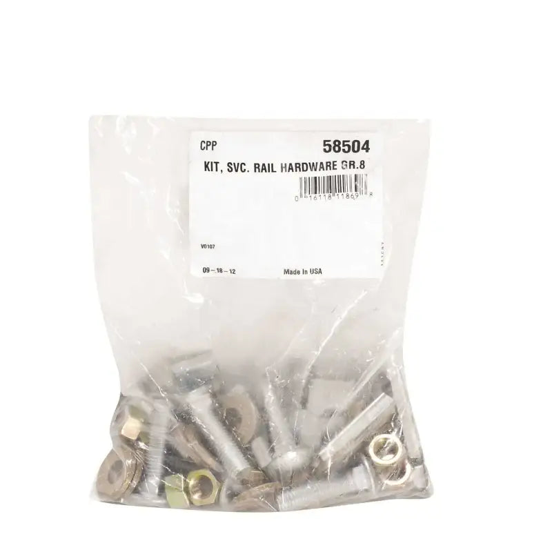 58504 Fifth Wheel Trailer Hitch Hardware