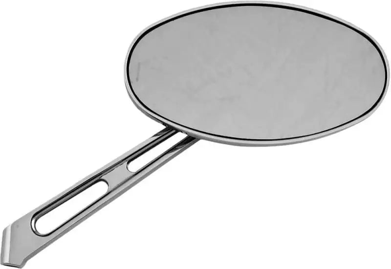 60-0036GL Louvered Oval Mirror Chrome Left 6"