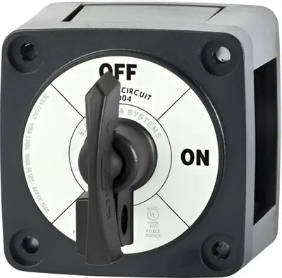 6004200-BSS Blue Sea Switch Battery M On/Off Locking Bla - Disconnect